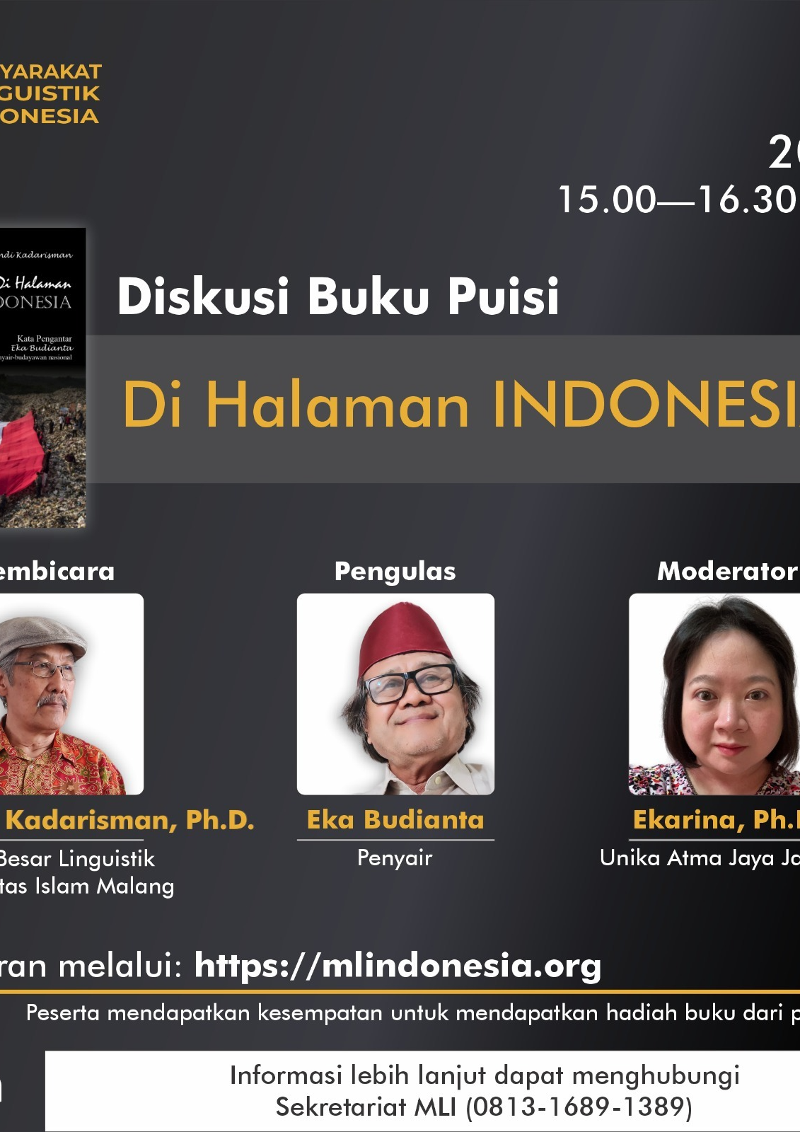 Diskusi Buku Puisi: Di Halaman INDONESIA