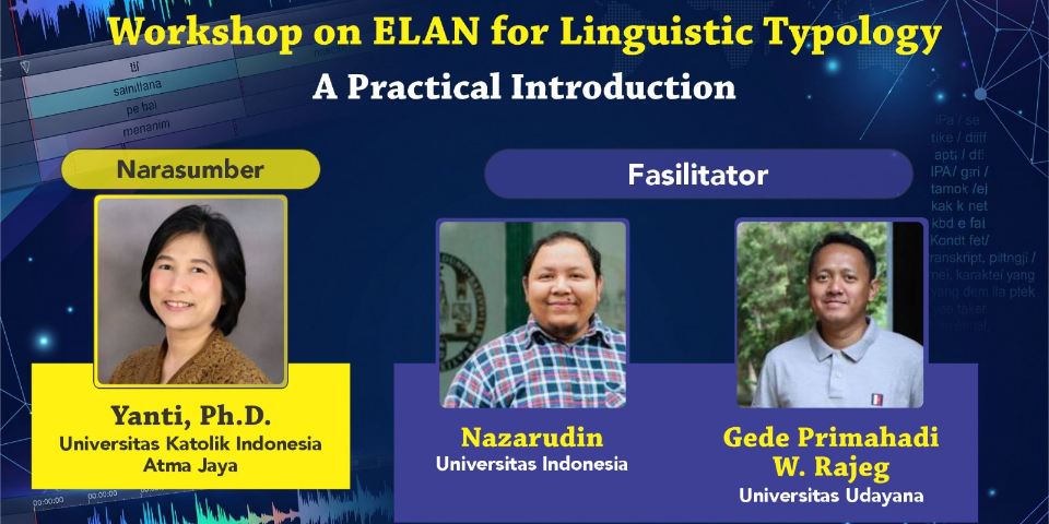 Workshop on ELAN for Linguistic Typology: A Practical Introduction